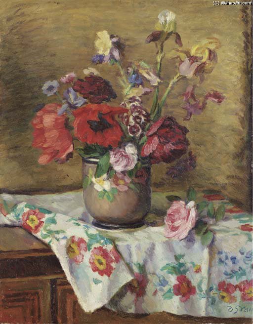 Poppies And Irises — Duncan Grant