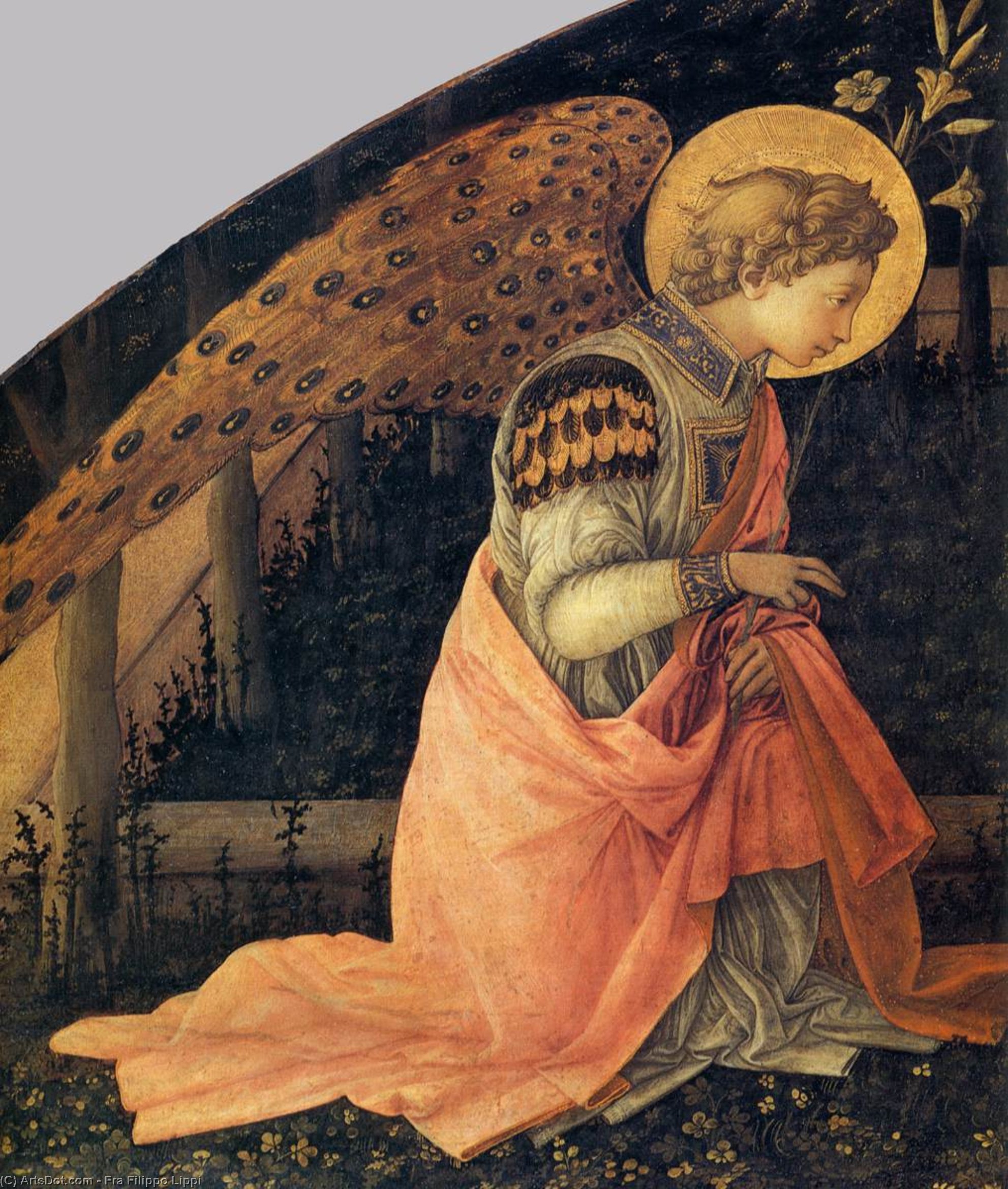 Annunciation (detail) (9) — Filippo Lippi