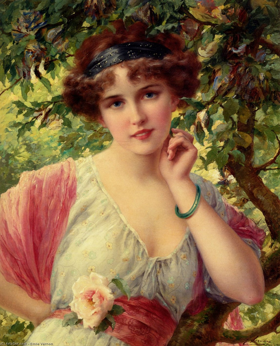 A Summer Rose — Emile Vernon
