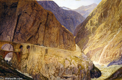 The Devil's Bridge — Alfred William Hunt