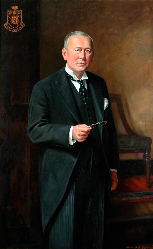 Portrait Of A Gentleman Wearing A Morning Suit — John Archibald Alexander Berrie