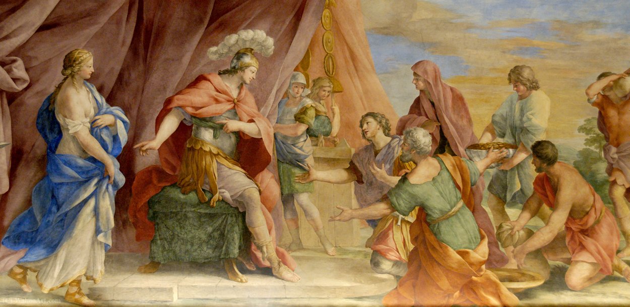 The Continence Of Scipio. — Giovanni Francesco Romanelli
