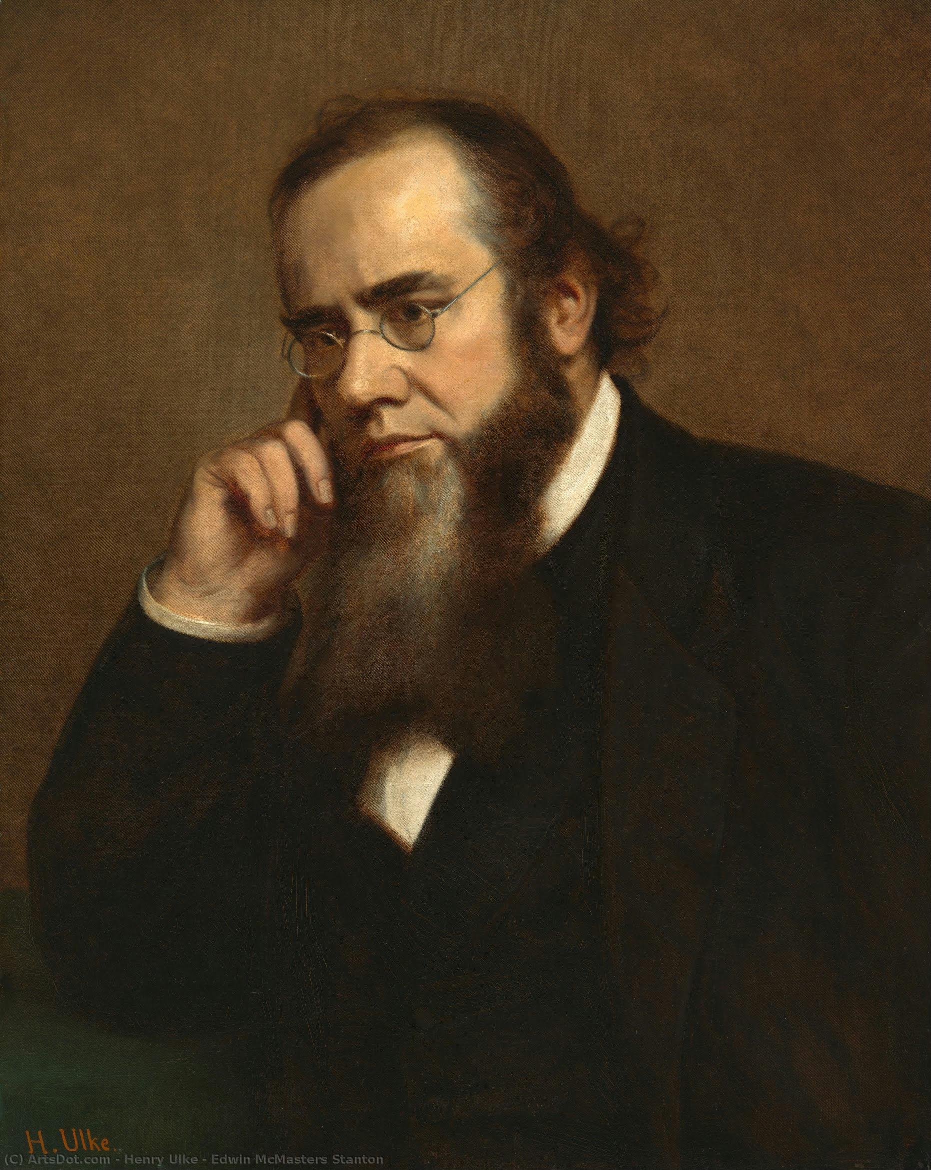 Edwin Mcmasters Stanton — Henry Ulke