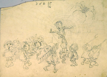 Sketch Book For The 'child's Dream' - (16) — Keeley Halswelle