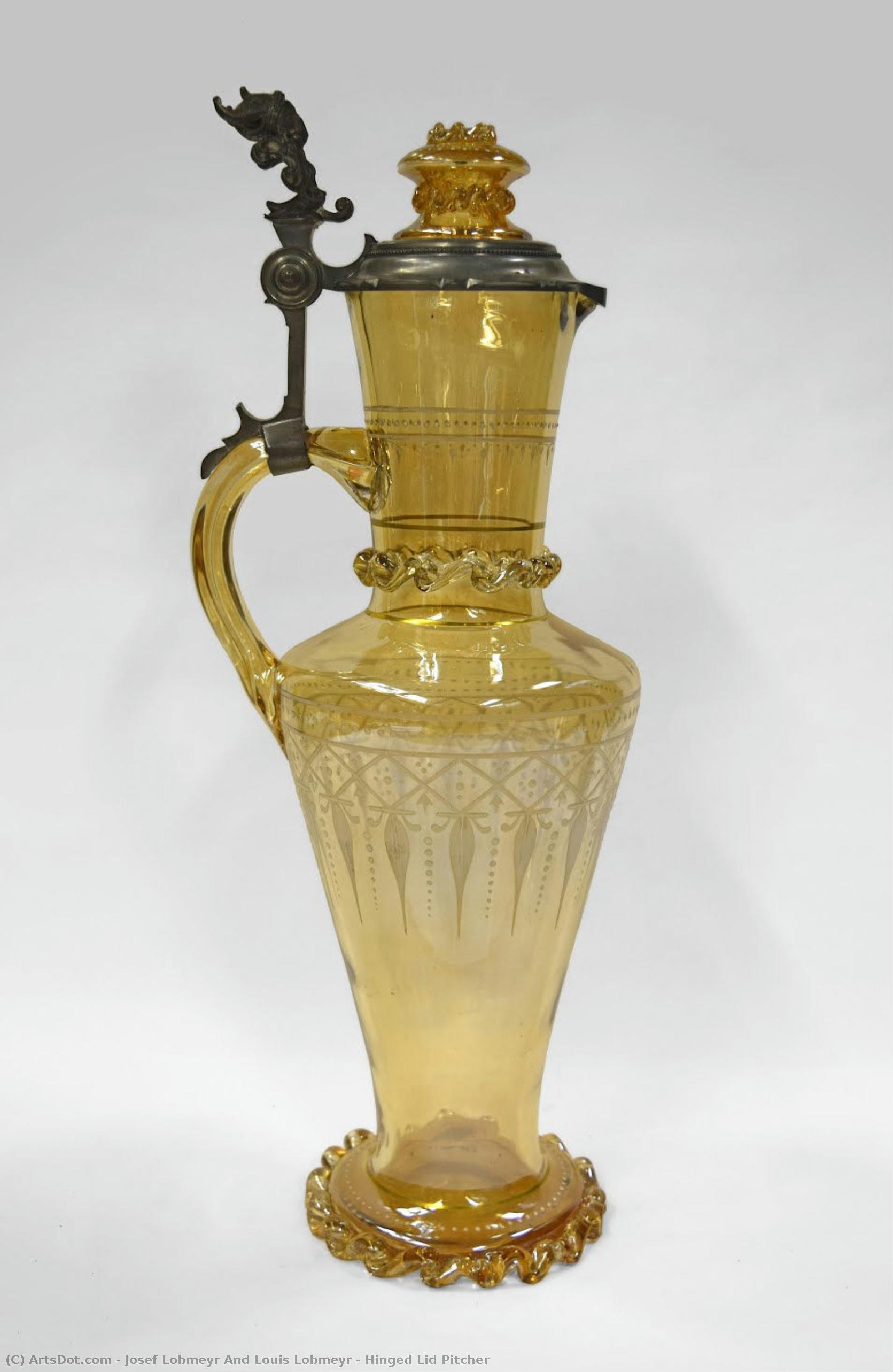 Hinged Lid Pitcher — Josef Lobmeyr And Louis Lobmeyr