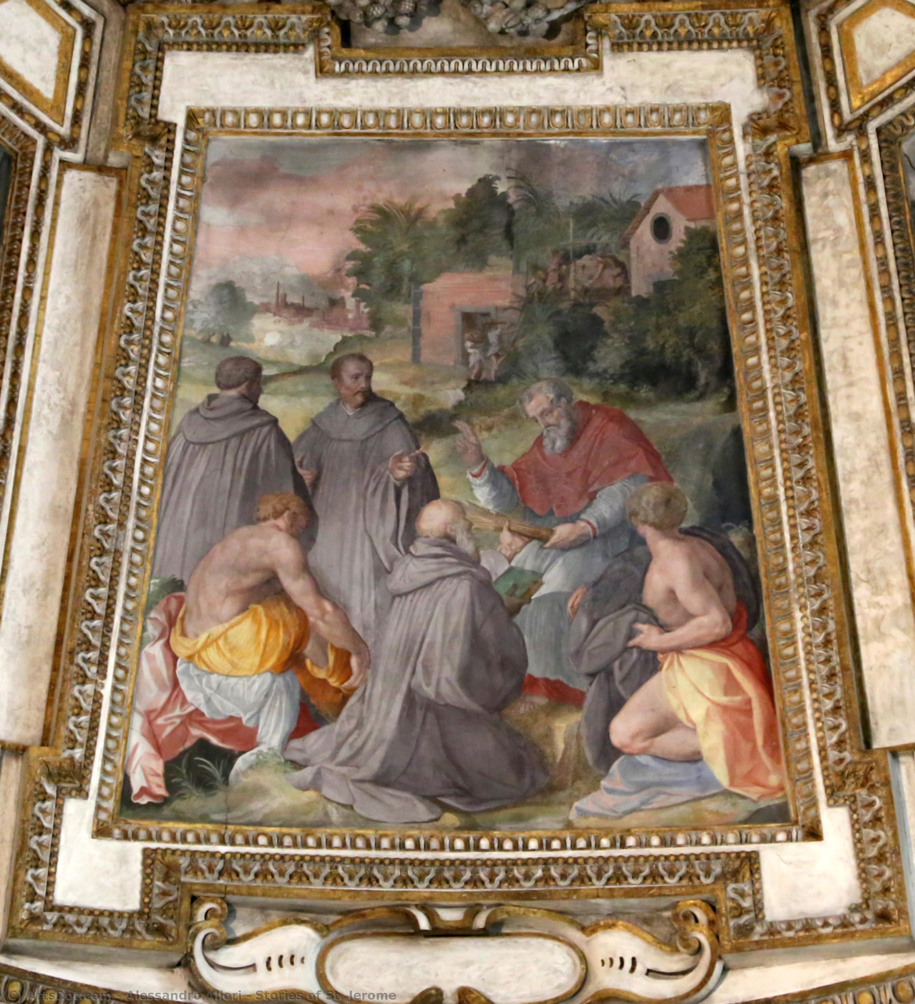 Stories Of St. Jerome — Alessandro Allori