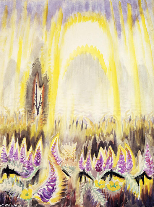 Purplevetch And Buttercups — Charles Burchfield