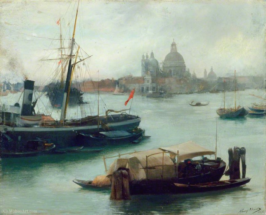 Entrance To The Grand Canal, Venice — Henry Woods