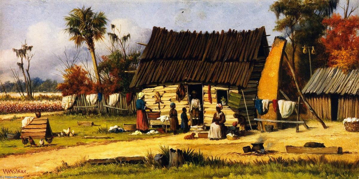 Wash Day At The Cabin — William Aiken Walker