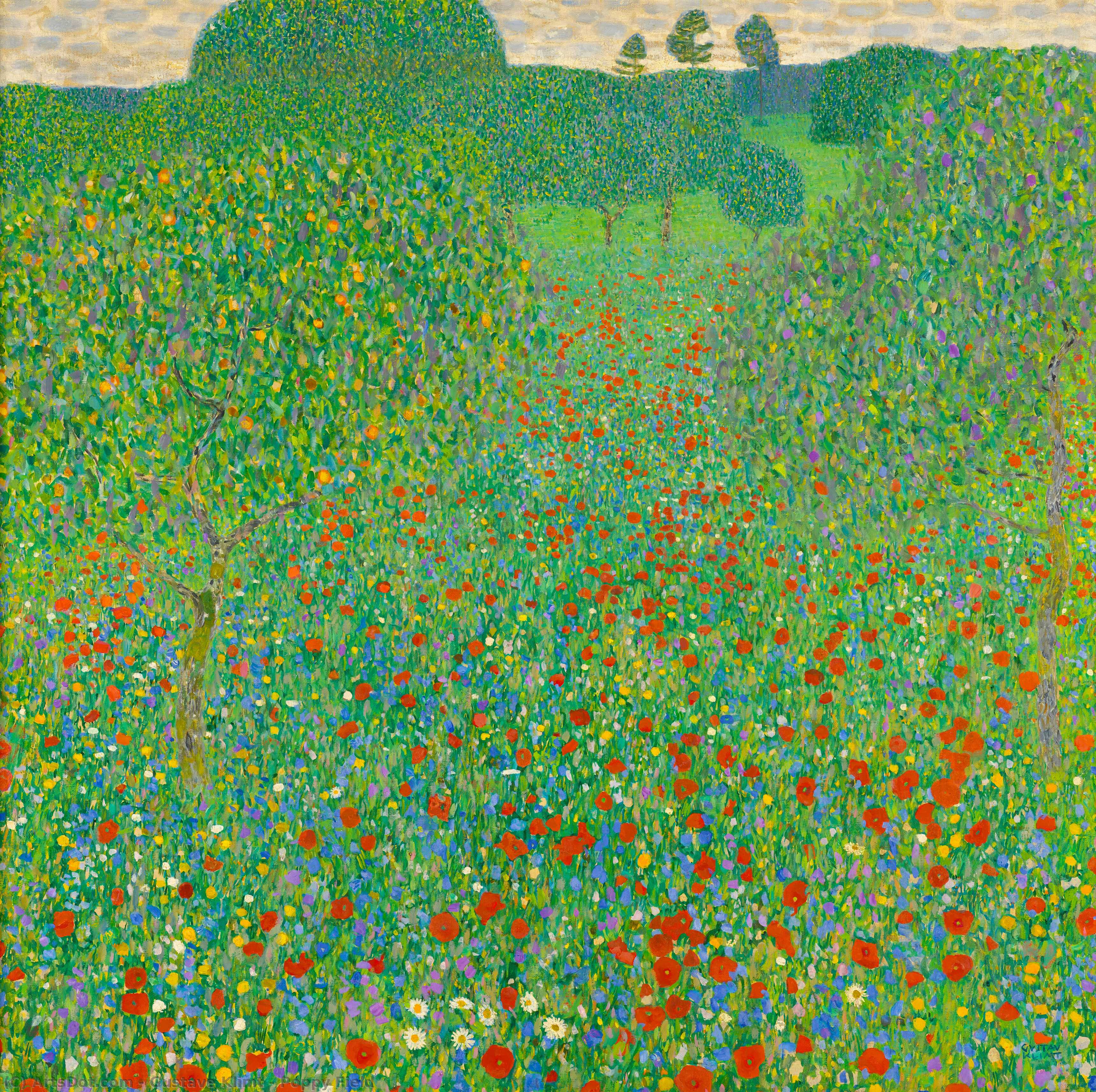 Poppy Field — Gustav Климпт