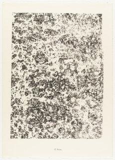 Accumulation (amas) From The Portfolio Waters, Stones, Sand (eaux, Pierres, Sable) From Phenomena (les Phénomènes) — Jean Philippe Arthur Dubuffet