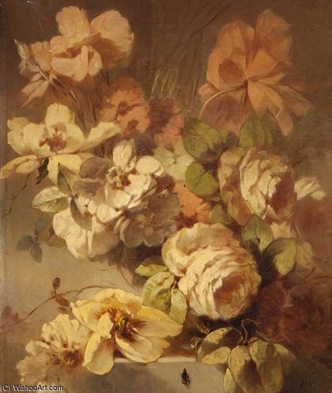 A Summer Still Life Of Flowers — Geraldina Jacoba Van De Sande Bakhuyzen