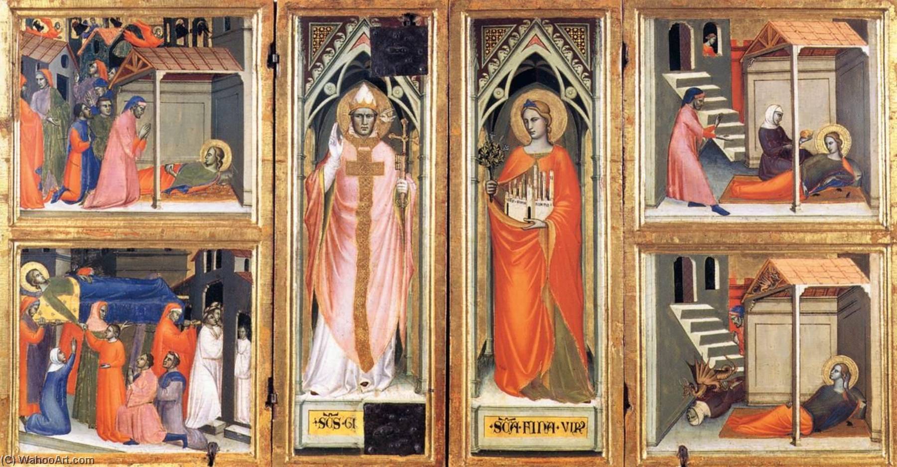 Reliquary With Scenes From The Legend Of St Fina — Lorenzo Di Niccolò Di Martino