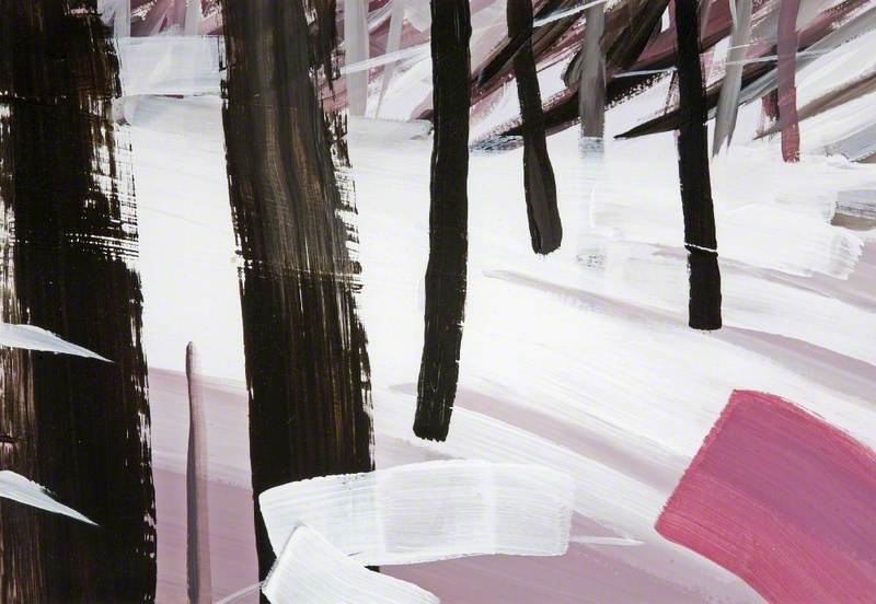Bear Tracks (polyptych, Panel 2 Of 8) — Esther Tyson