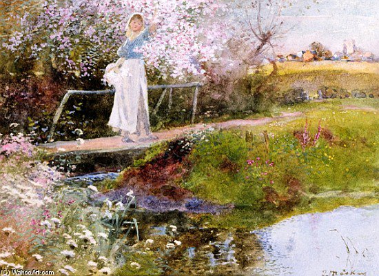 The Orchard Brook — Thomas Mackay