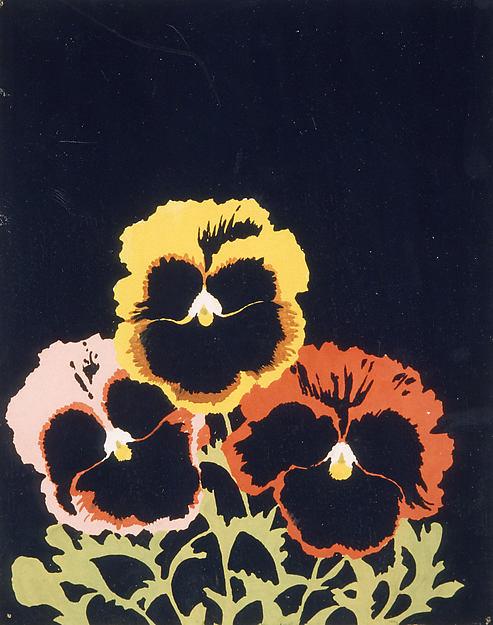 Three Pansies — Joe Brainard