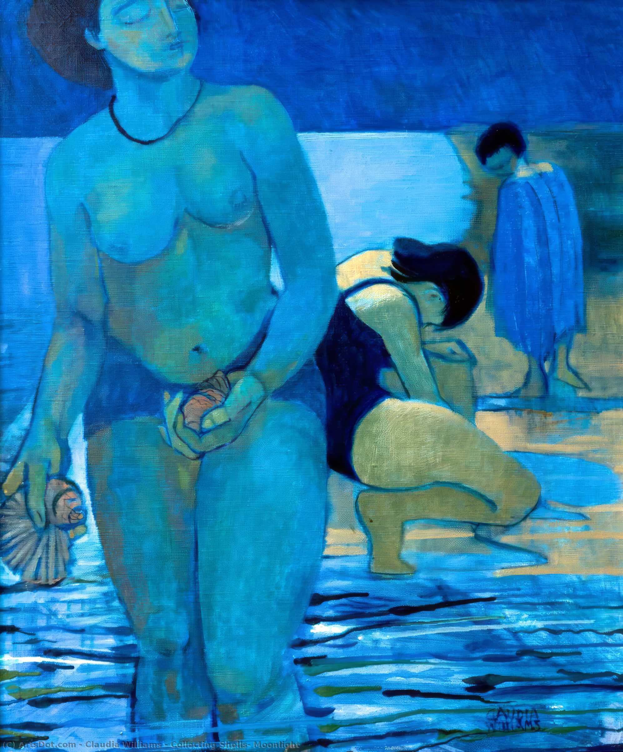 Collecting Shells, Moonlight — Claudia Williams