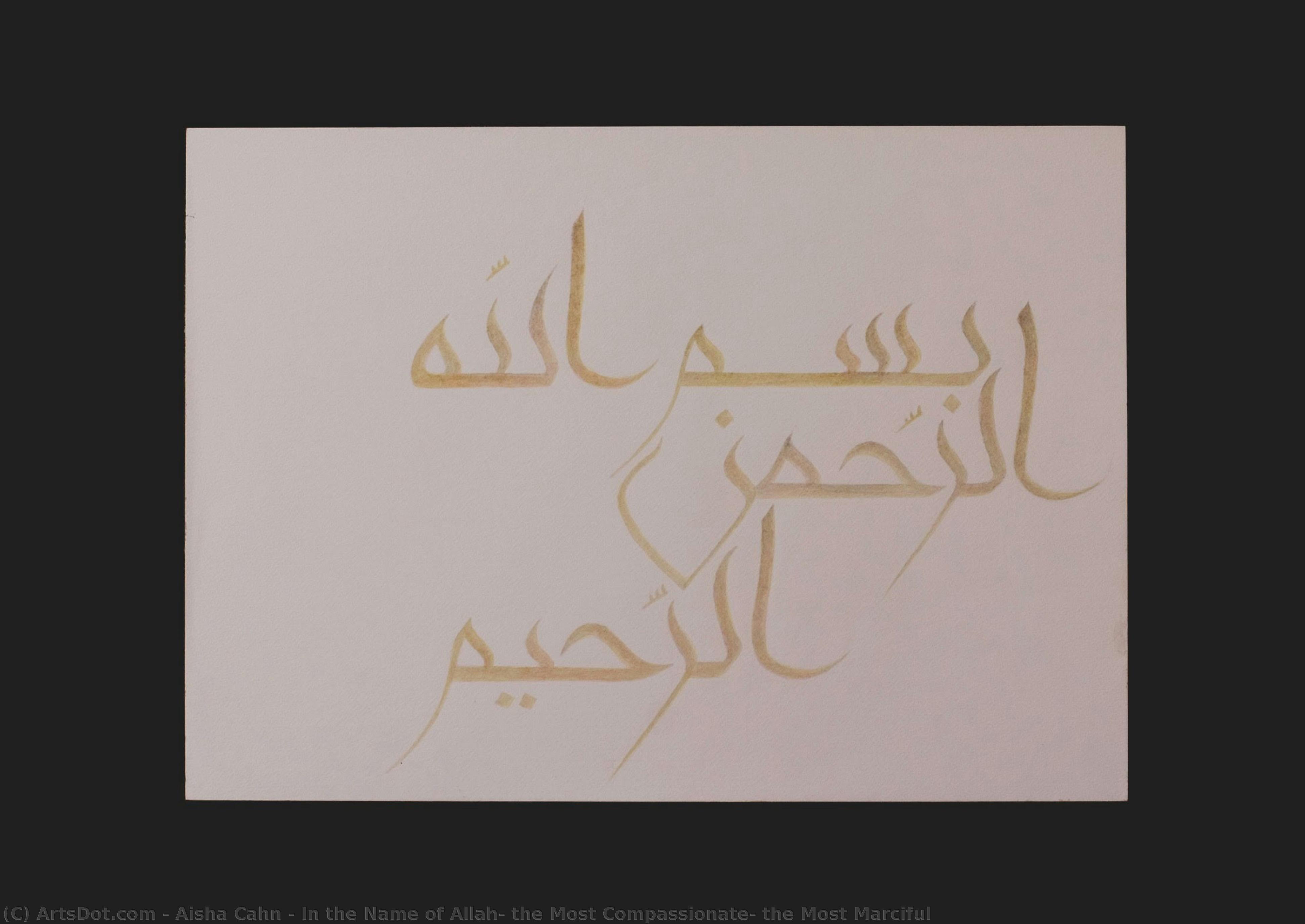 In The Name Of Allah, The Most Compassionate, The Most Marciful — Aisha Cahn