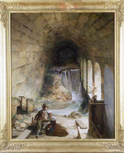 Intérieur Voûté À Tivoli Les Rivaux — Charles Marie Bouton