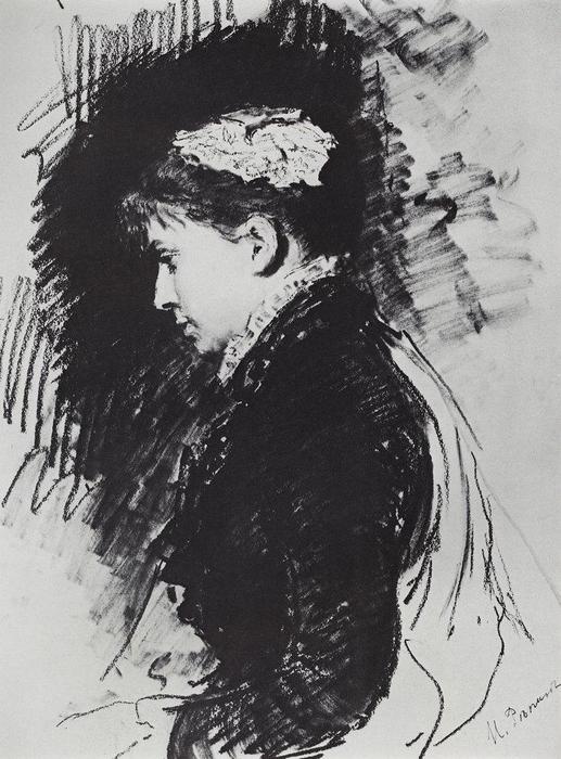Portrait Of E.d. Batasheva — Ilya Yefimovich Repin