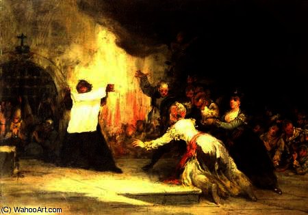 A Scene Of Exorcism — Eugenio Lucas Y Padilla (eugenio Lucas Velázquez)