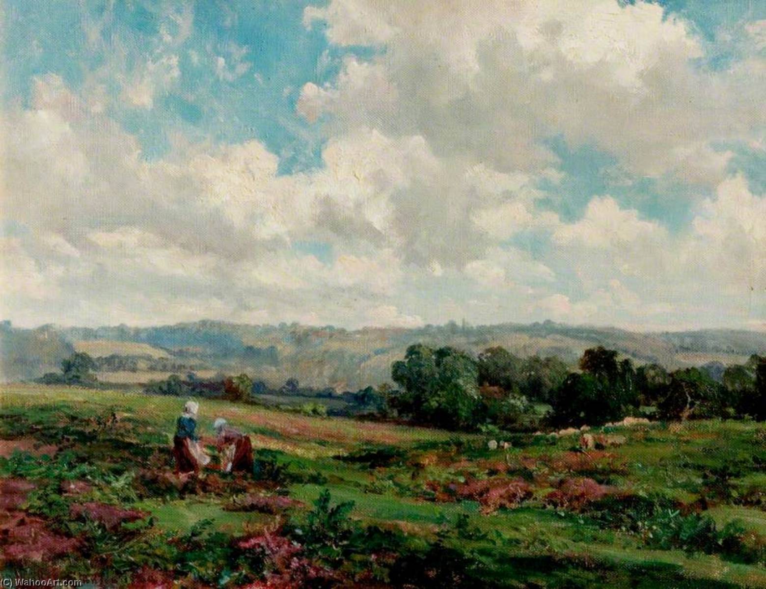 Fields In Surrey — Herbert Edwin Pelham Hughes Stanton