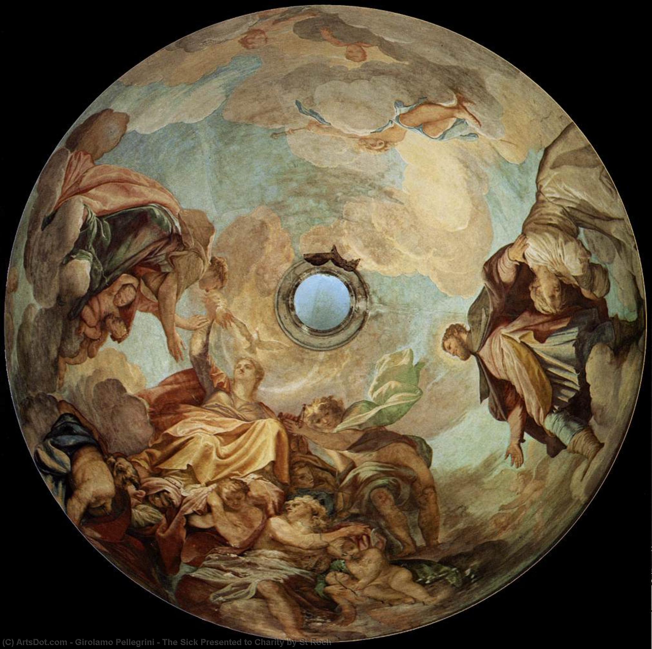 The Sick Presented To Charity By St Roch — Girolamo Pellegrini