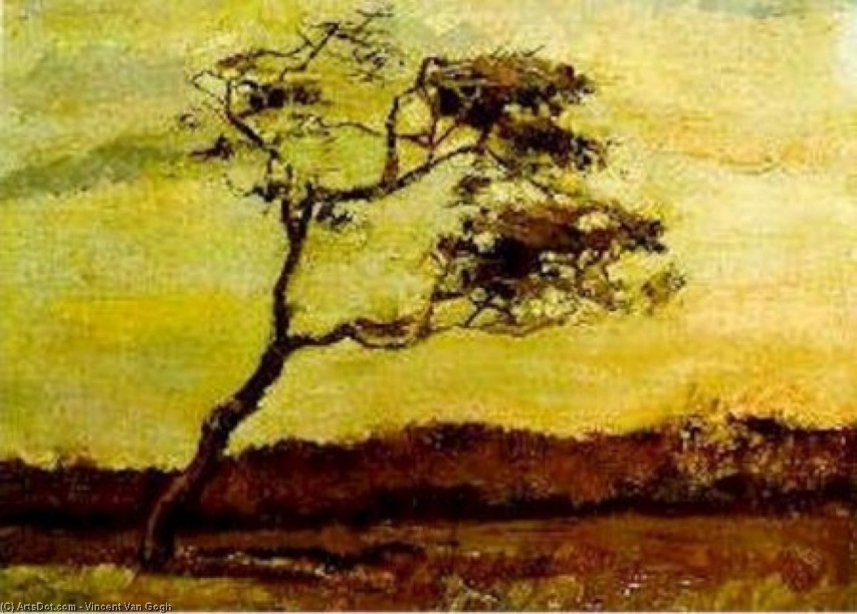 Wind-beaten Tree, A — Vincent Willem Van Gogh