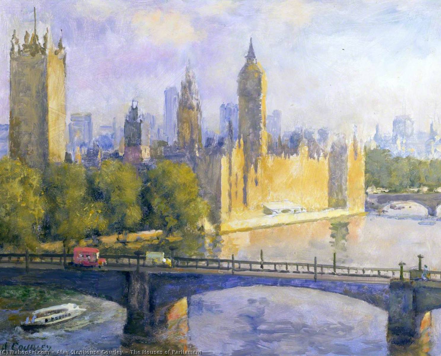 The Houses Of Parliament — Alan Stenhouse Gourley