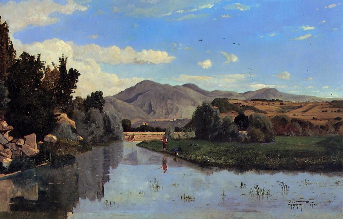 The Aiguebrun River At Lourmarin — Paul Camille Guigou