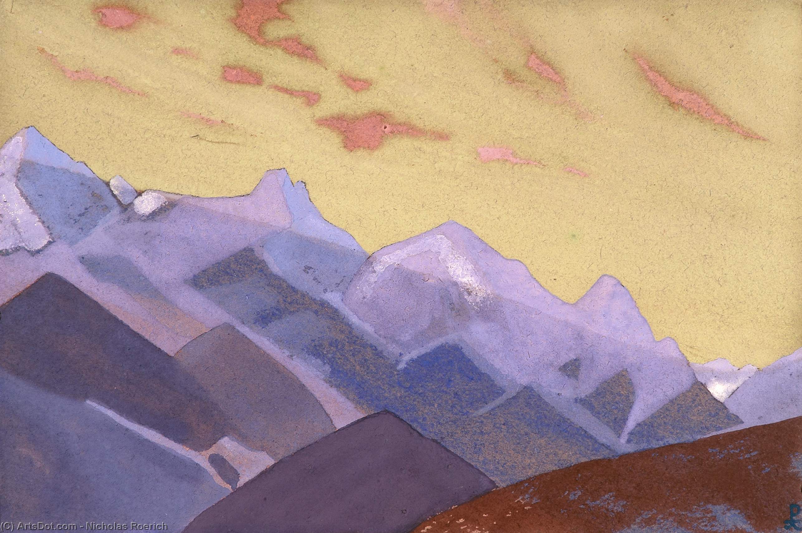 Mountain Range. Approach To Everest — Nicolás Roerich