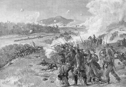 The Battle Of Resaca — Alfred Rudolph Waud