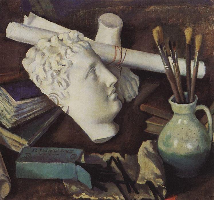 Still Life With Attributes Of The Arts — Zinaida Serebriakova