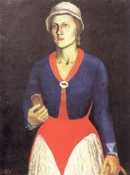 Portrait Of The Artist's Wife — Kazimir Malevich
