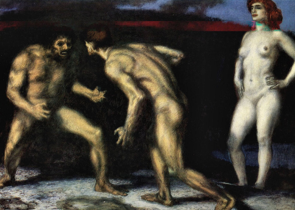 The Struggle For Woman — Franz Ritter Von Stuck