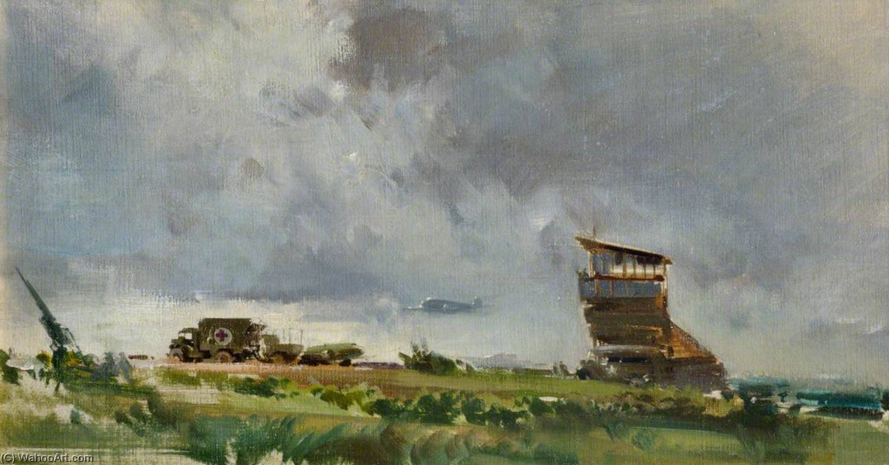 Control Tower, Mingaladon, Burma — Frank Wootton