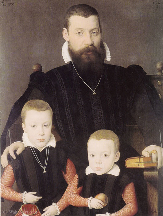 Adriaan Van Santvoort And His Sons Guillaume And Adriaan — Bernaert De Ryckere