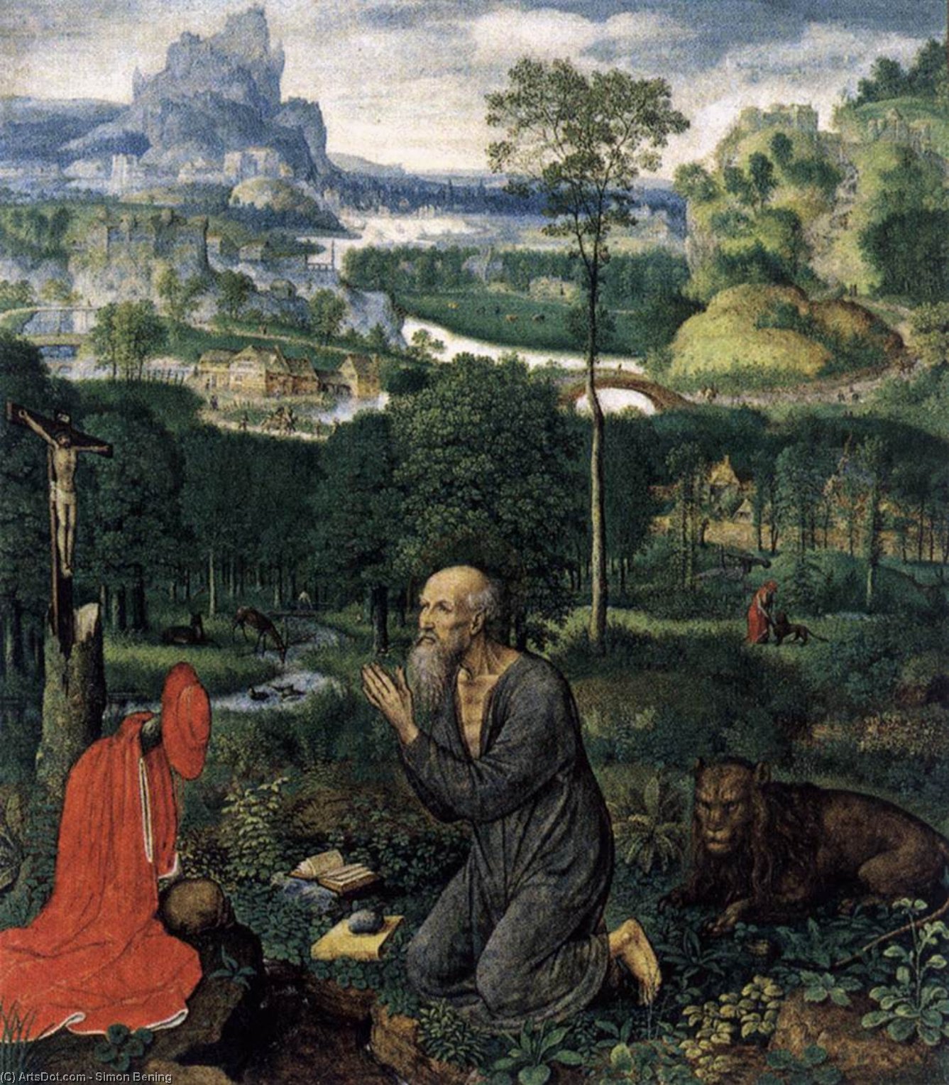 Penitent St Jerome — Симон Бенинг
