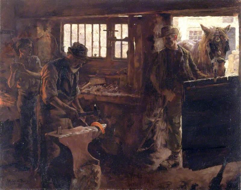 The Little Smithy — Stanhope Aleksander Forbs