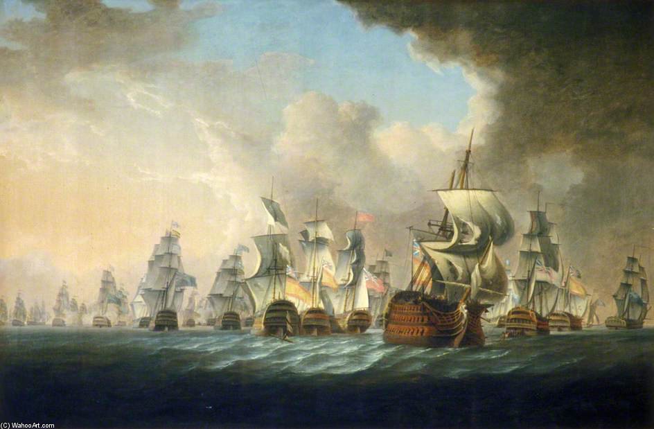 Defeat Of The Spanish Off Cape St Vincent — William Anderson