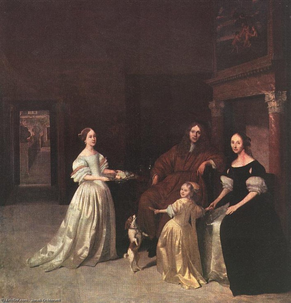 A Family Group — Jacob Ochtervelt