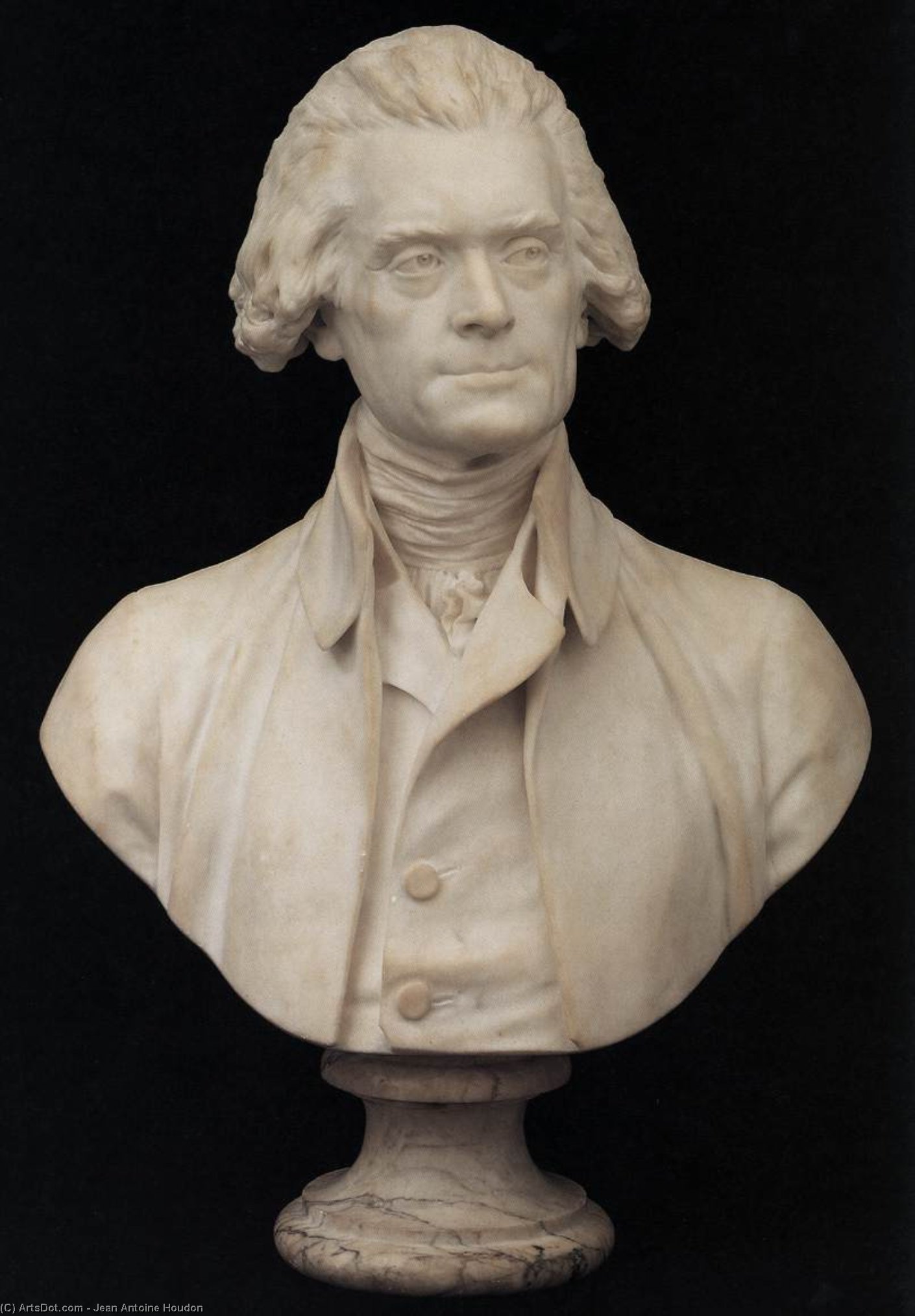 Bust Of Thomas Jefferson — Jean-antoine Houdon