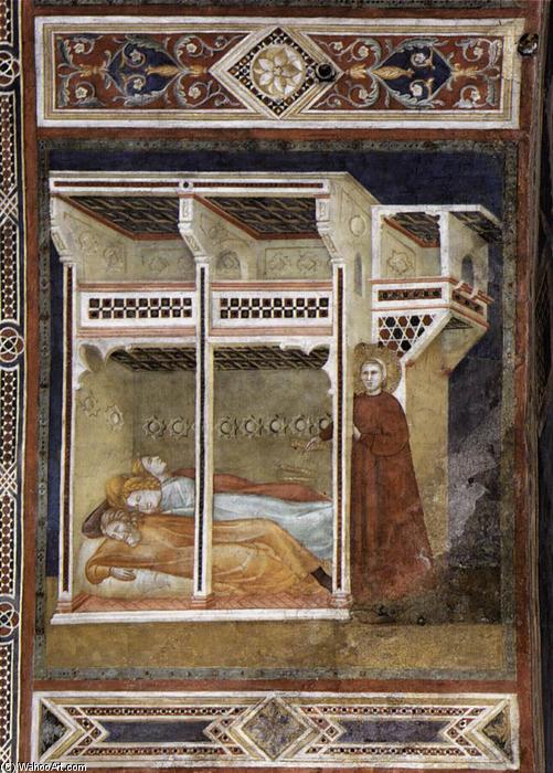 St Nicholas Throwing The Gold Bars To Three Poor Girls — Palmerino Di Guido