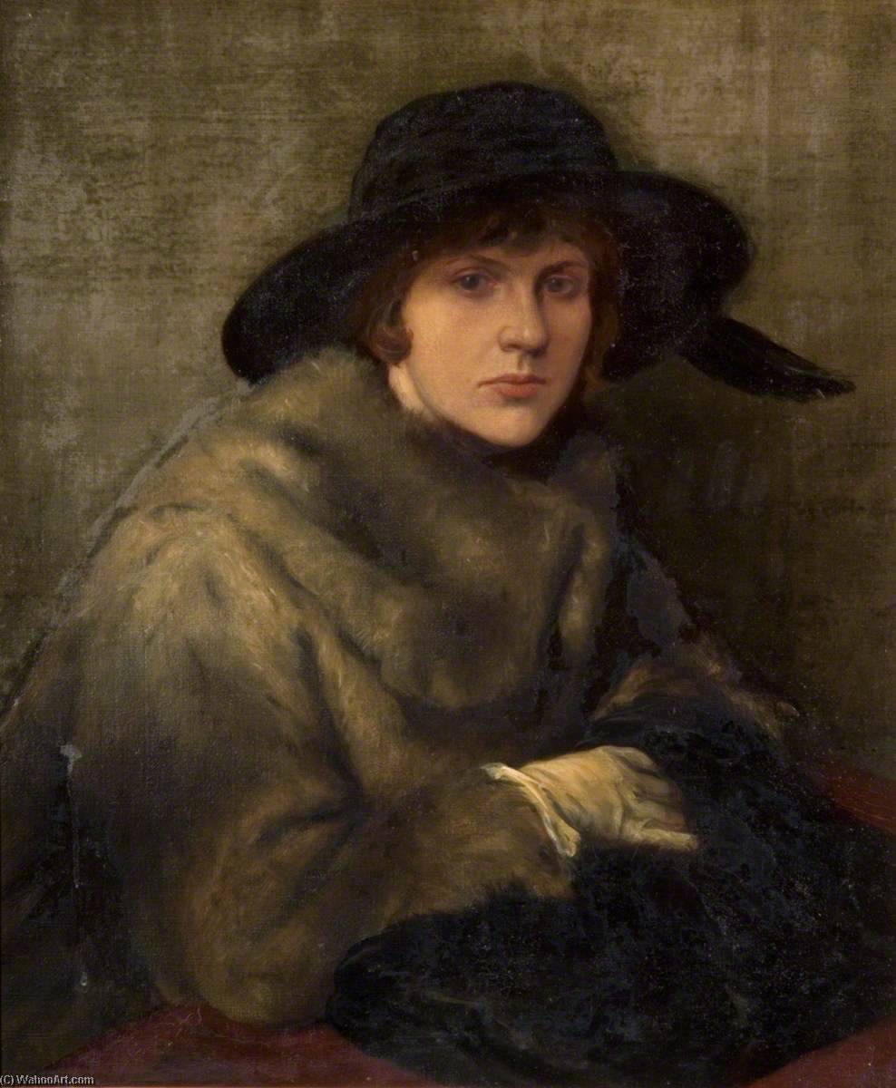 Lady In Grey Fur — Charles Haslewood Shannon