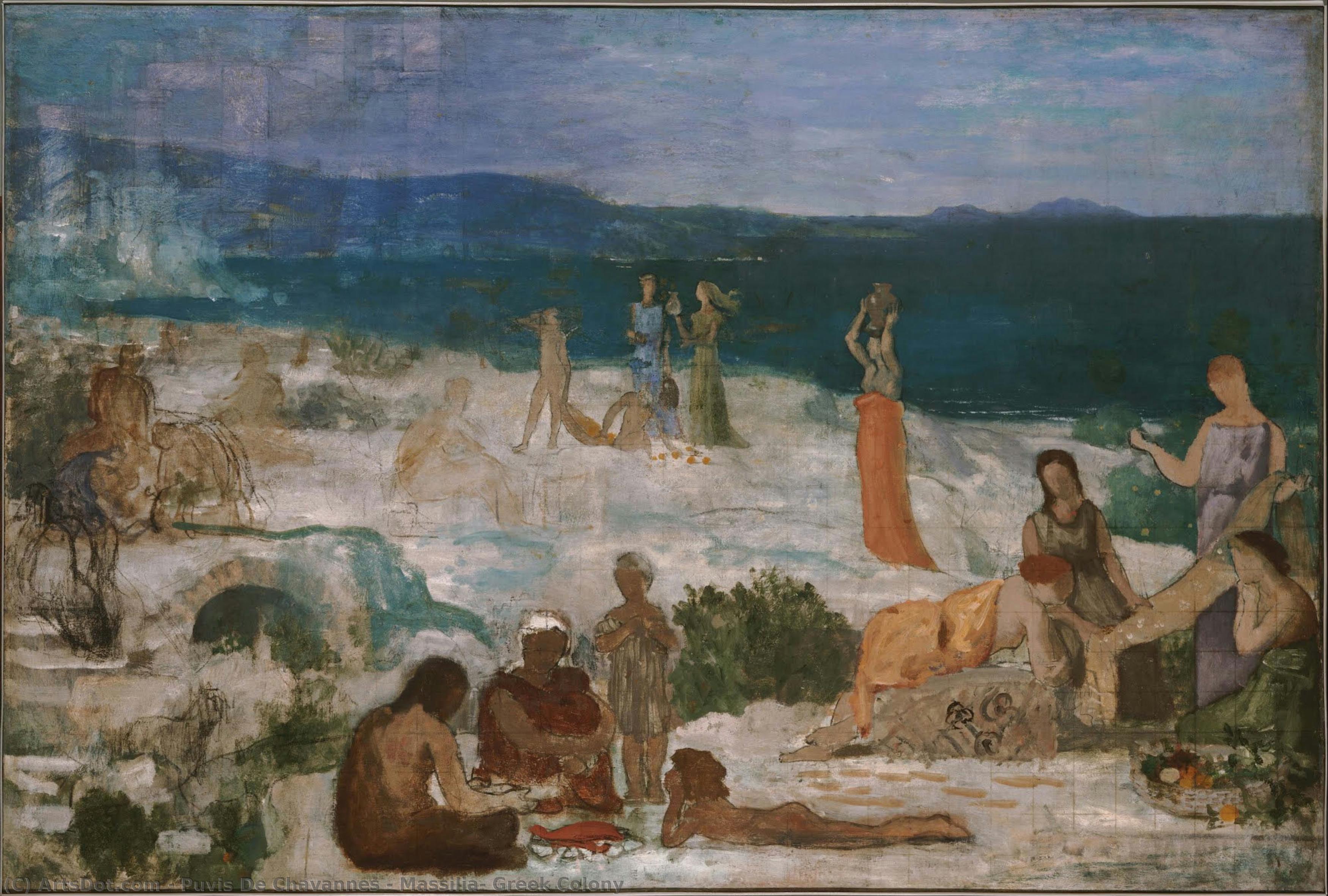 Massilia, Greek Colony — Pierre Cécile Puvis De Chavannes
