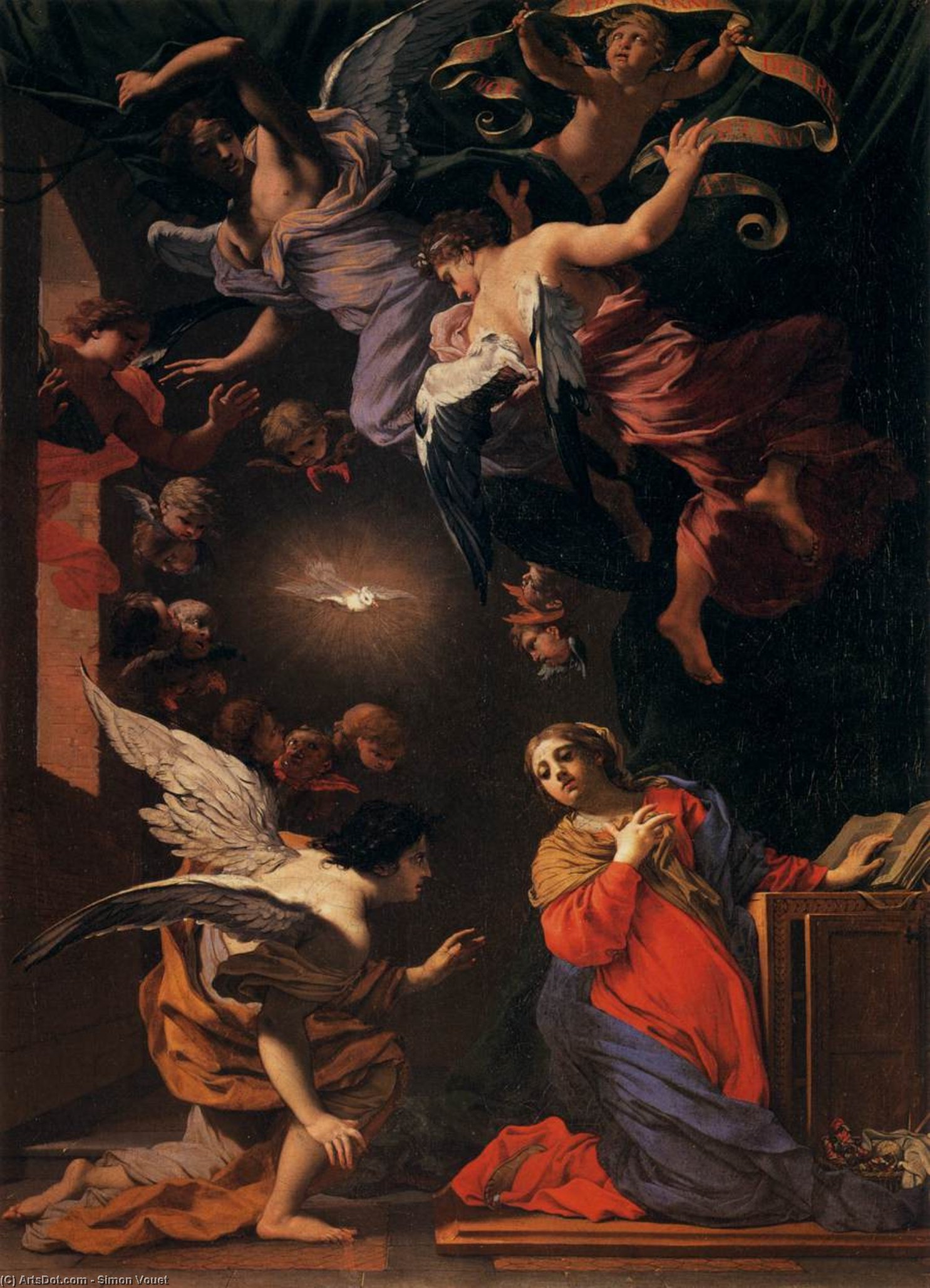 Annunciation — Симон Воюэт