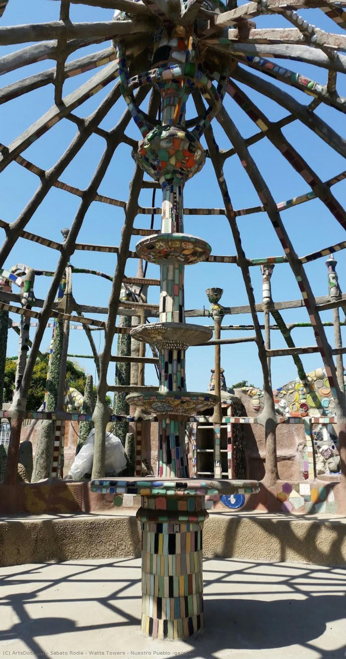 Watts Towers / Nuestro Pueblo (gazebo) — Sabato Rodia