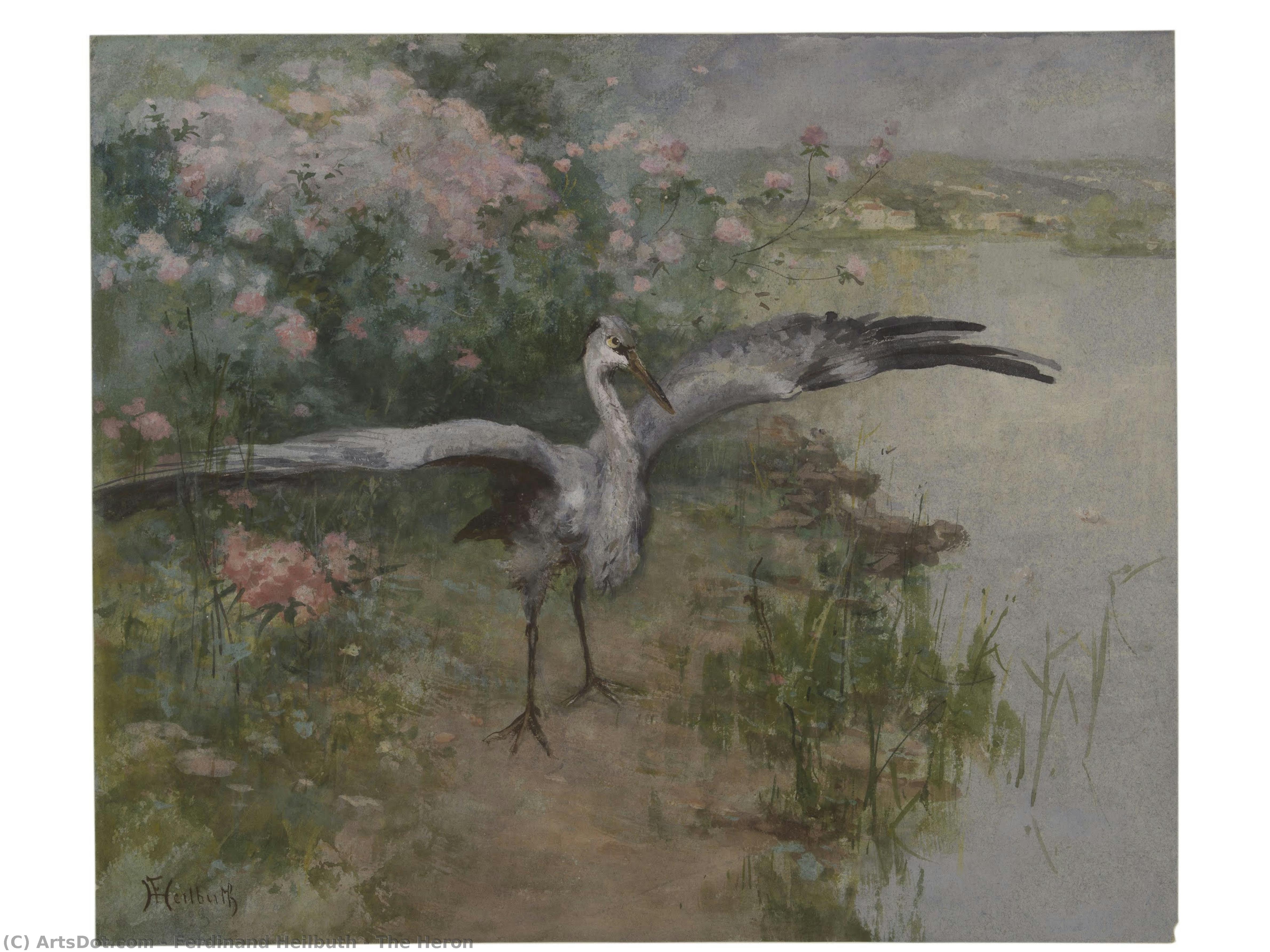 The Heron — Ferdinand Heilbuth