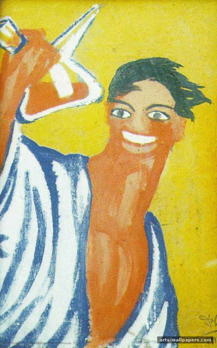 Man With Porron, 1921 — Salvador Dalí