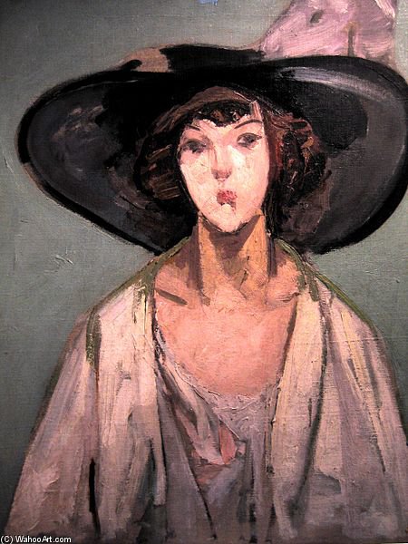 Femme Au Chapeau — Jacqueline Marval